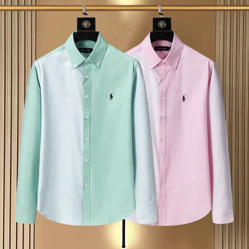 Replica Ralph Lauren Polo Shirts Long Sleeved For Men #1453102 $40.00 USD for Wholesale