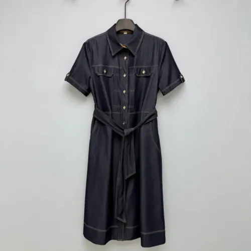 Burberry Dresses Short Sleeved For Women #1453212