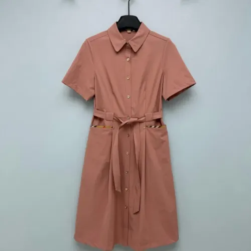 Burberry Dresses Short Sleeved For Women #1453213