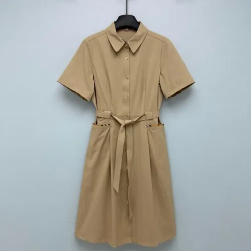 Burberry Dresses Short Sleeved For Women #1453214