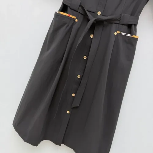 Replica Burberry Dresses Short Sleeved For Women #1453215 $128.00 USD for Wholesale