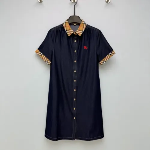 Burberry Dresses Short Sleeved For Women #1453217