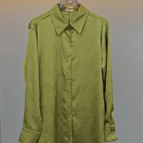 Replica LOEWE Pajamas Long Sleeved For Women #1453235 $92.00 USD for Wholesale