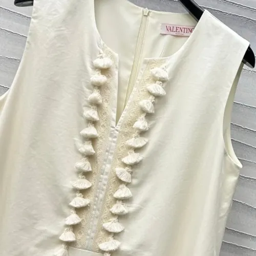 Replica Valentino Dresses Sleeveless For Women #1453296 $76.00 USD for Wholesale