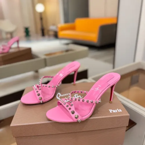 Replica Christian Louboutin CL Slippers For Women #1453301 $108.00 USD for Wholesale