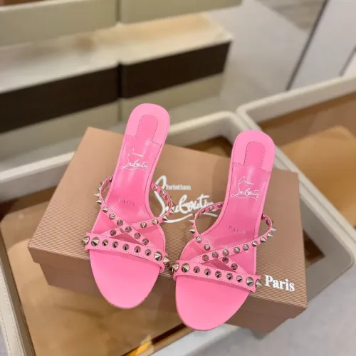 Replica Christian Louboutin CL Slippers For Women #1453301 $108.00 USD for Wholesale
