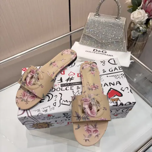 Replica Dolce & Gabbana D&G Slippers For Women #1453390 $85.00 USD for Wholesale
