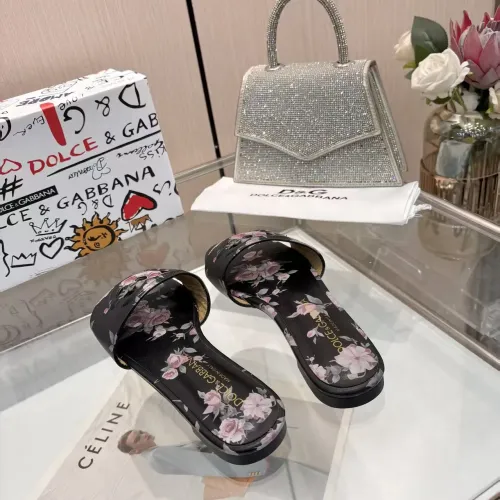 Replica Dolce & Gabbana D&G Slippers For Women #1453393 $85.00 USD for Wholesale