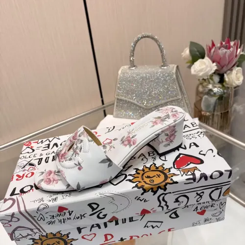 Replica Dolce & Gabbana D&G Slippers For Women #1453394 $88.00 USD for Wholesale