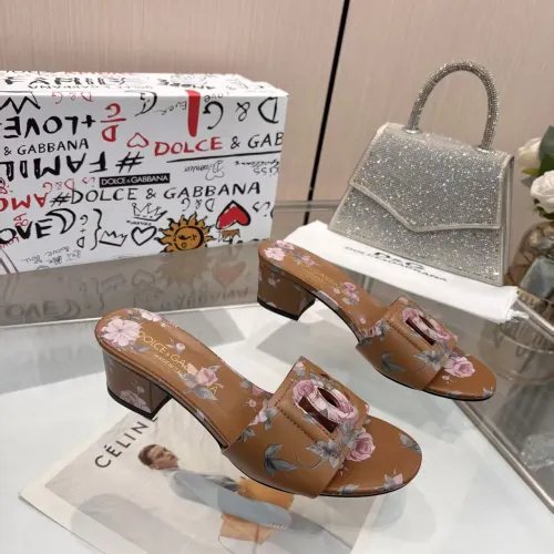 Replica Dolce & Gabbana D&G Slippers For Women #1453396 $88.00 USD for Wholesale