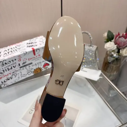 Replica Dolce & Gabbana D&G Slippers For Women #1453396 $88.00 USD for Wholesale