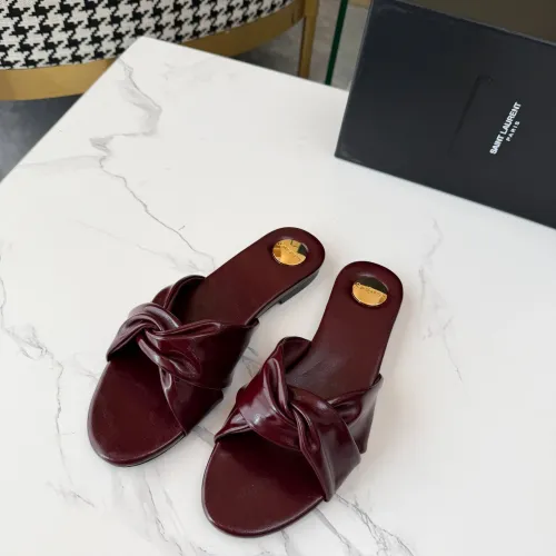 Replica Yves Saint Laurent YSL Slippers For Women #1453442 $88.00 USD for Wholesale