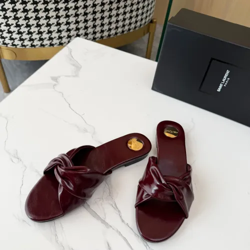 Replica Yves Saint Laurent YSL Slippers For Women #1453442 $88.00 USD for Wholesale