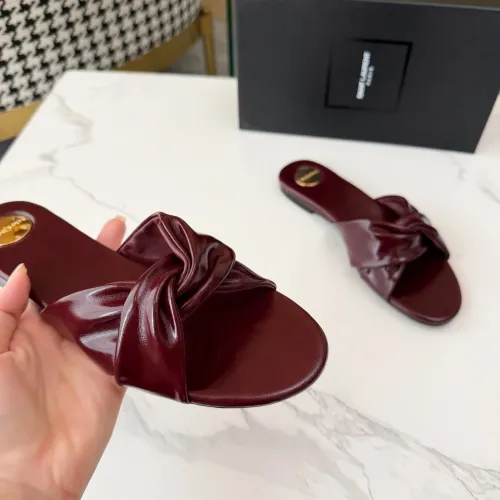 Replica Yves Saint Laurent YSL Slippers For Women #1453442 $88.00 USD for Wholesale