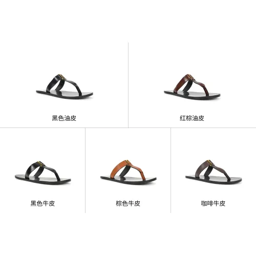Replica Yves Saint Laurent YSL Slippers For Women #1453444 $96.00 USD for Wholesale
