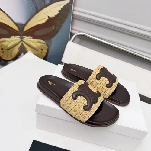 Replica Celine Slippers For Women #1453551 $80.00 USD for Wholesale