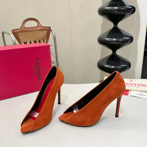Valentino High-Heeled Shoes For Women #1453783, $112.00 USD, [ITEM#1453783], Valentino High-Heeled Shoes