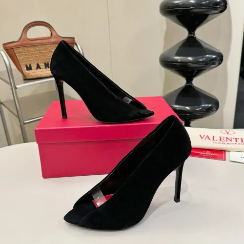 Replica Valentino High-Heeled Shoes For Women #1453786 $112.00 USD for Wholesale