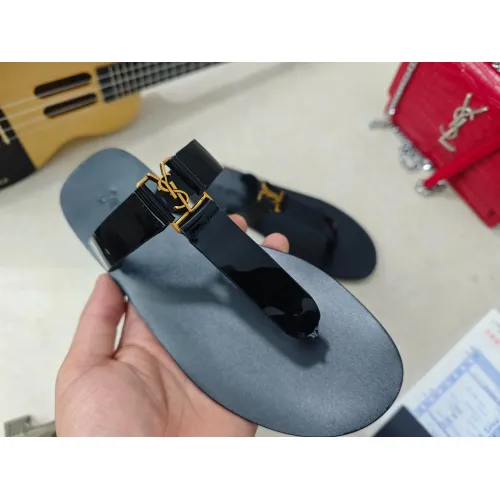 Replica Yves Saint Laurent YSL Slippers For Women #1453805 $98.00 USD for Wholesale