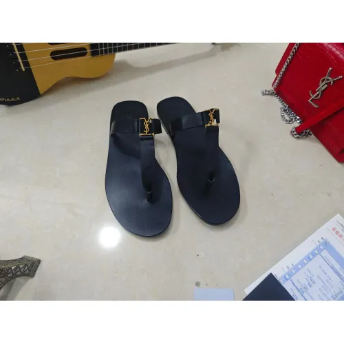 Replica Yves Saint Laurent YSL Slippers For Women #1453808 $98.00 USD for Wholesale