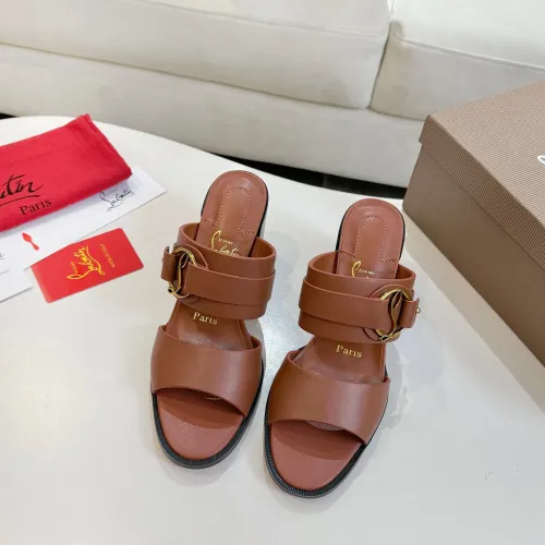 Replica Christian Louboutin CL Slippers For Women #1453904 $100.00 USD for Wholesale