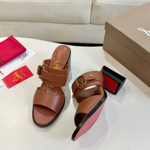 Replica Christian Louboutin CL Slippers For Women #1453904 $100.00 USD for Wholesale