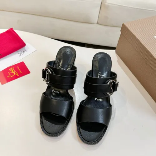 Replica Christian Louboutin CL Slippers For Women #1453905 $100.00 USD for Wholesale