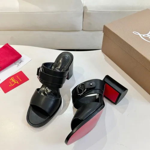 Replica Christian Louboutin CL Slippers For Women #1453905 $100.00 USD for Wholesale