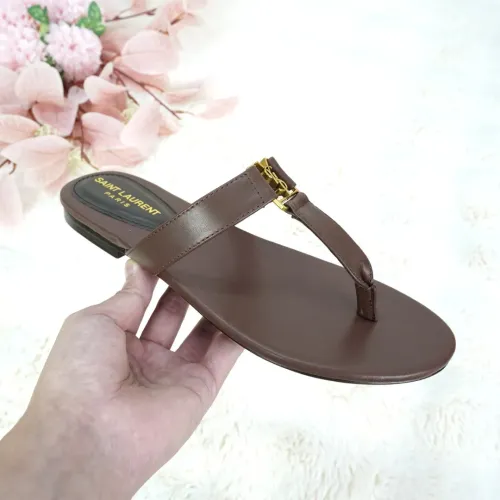 Replica Yves Saint Laurent YSL Slippers For Women #1454295 $92.00 USD for Wholesale