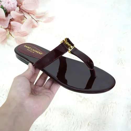 Replica Yves Saint Laurent YSL Slippers For Women #1454301 $92.00 USD for Wholesale