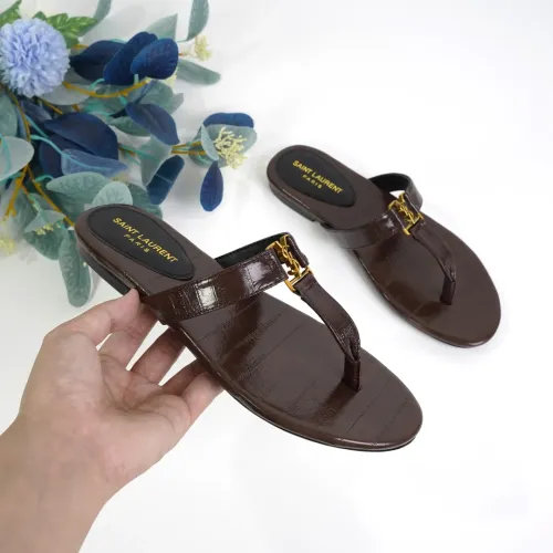 Replica Yves Saint Laurent YSL Slippers For Women #1454305 $92.00 USD for Wholesale