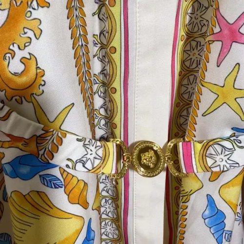 Replica Versace Dresses Long Sleeved For Women #1454422 $92.00 USD for Wholesale