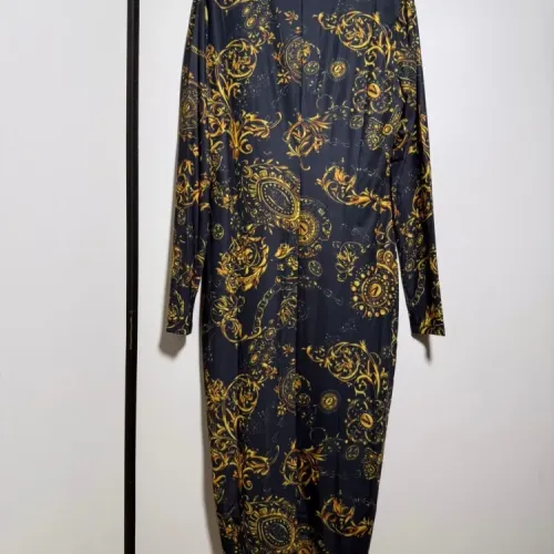 Replica Versace Dresses Long Sleeved For Women #1454429 $92.00 USD for Wholesale
