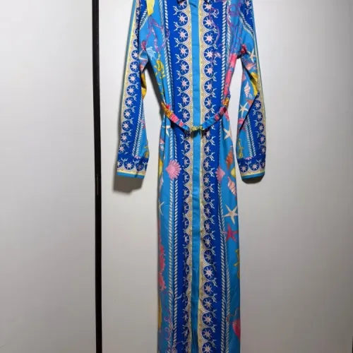 Versace Dresses Long Sleeved For Women #1454442, $98.00 USD, [ITEM#1454442], Versace Dresses