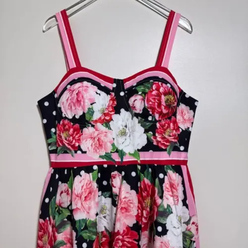Replica Dolce & Gabbana Dresses Sleeveless For Women #1454469 $102.00 USD for Wholesale