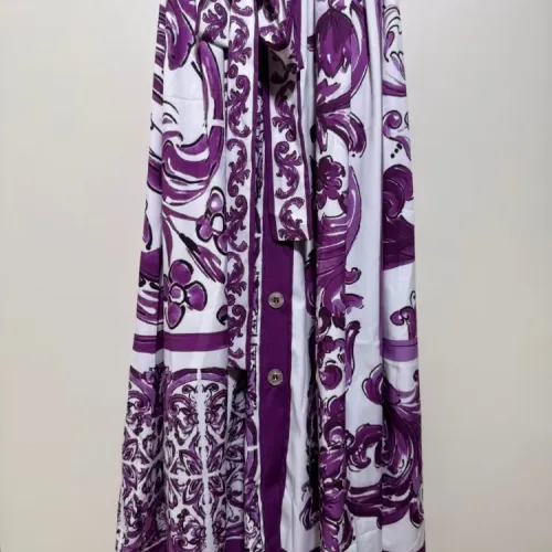Replica Dolce & Gabbana Dresses Short Sleeved For Women #1454470 $105.00 USD for Wholesale
