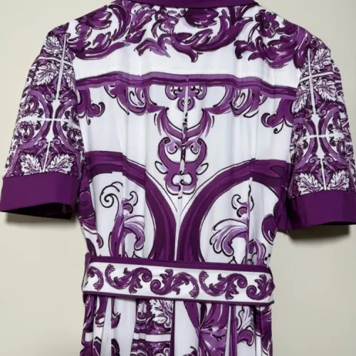 Replica Dolce & Gabbana Dresses Short Sleeved For Women #1454470 $105.00 USD for Wholesale