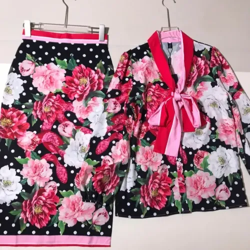 Replica Dolce & Gabbana D&G Tracksuits Long Sleeved For Women #1454498 $100.00 USD for Wholesale