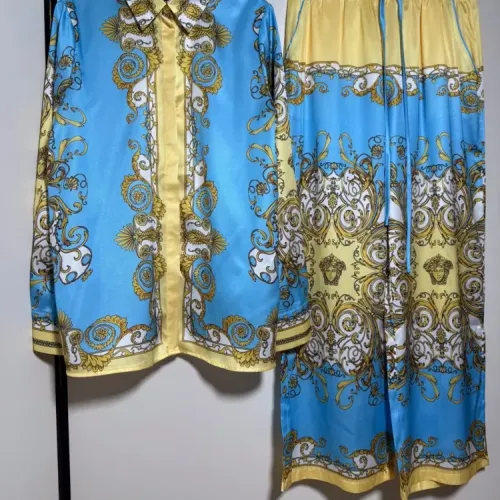 Versace Pajamas Long Sleeved For Women #1454517, $102.00 USD, [ITEM#1454517], Versace Tracksuits