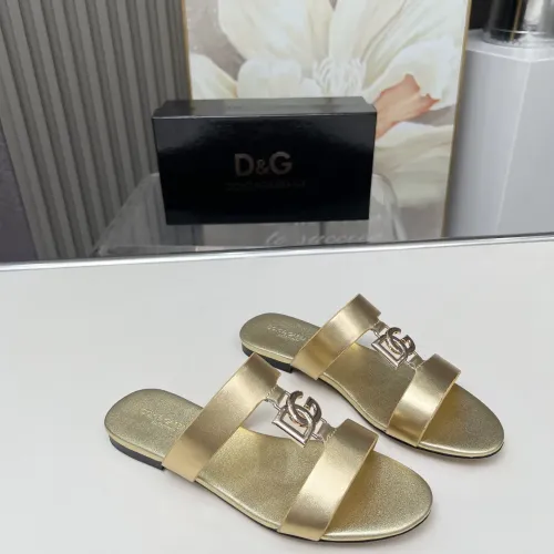 Replica Dolce & Gabbana D&G Slippers For Women #1454522 $85.00 USD for Wholesale
