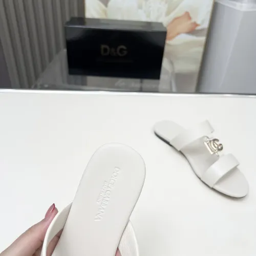 Replica Dolce & Gabbana D&G Slippers For Women #1454524 $85.00 USD for Wholesale