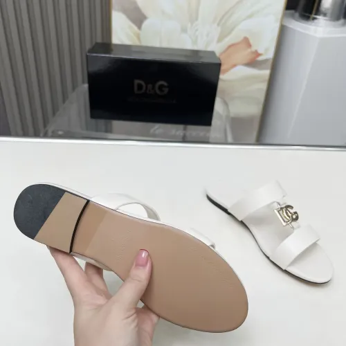 Replica Dolce & Gabbana D&G Slippers For Women #1454524 $85.00 USD for Wholesale