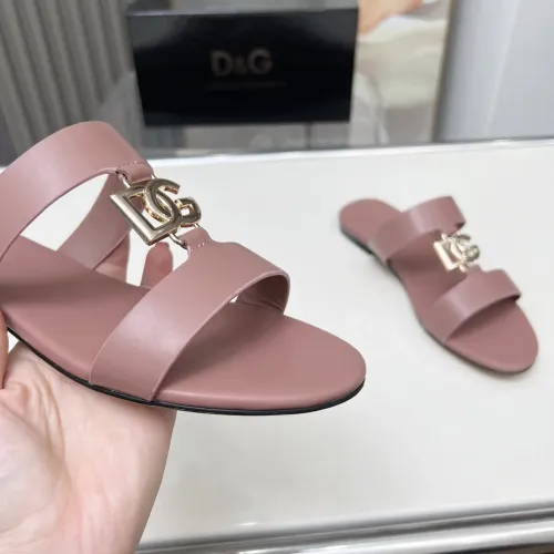 Replica Dolce & Gabbana D&G Slippers For Women #1454526 $85.00 USD for Wholesale