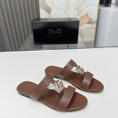 Replica Dolce & Gabbana D&G Slippers For Women #1454529 $85.00 USD for Wholesale