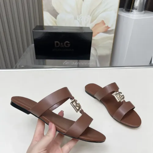 Replica Dolce & Gabbana D&G Slippers For Women #1454529 $85.00 USD for Wholesale