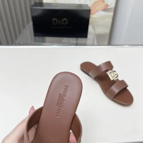 Replica Dolce & Gabbana D&G Slippers For Women #1454529 $85.00 USD for Wholesale