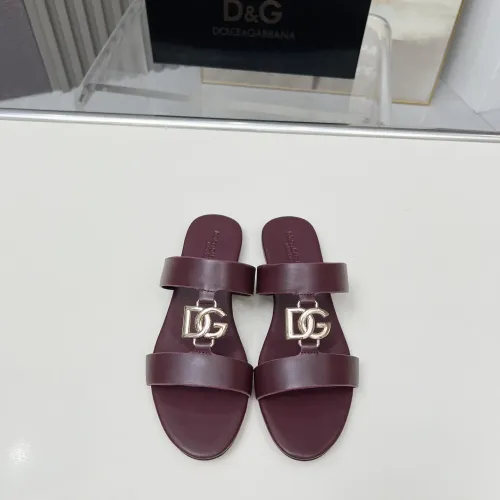 Replica Dolce & Gabbana D&G Slippers For Women #1454530 $85.00 USD for Wholesale