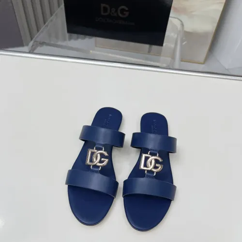 Replica Dolce & Gabbana D&G Slippers For Women #1454531 $85.00 USD for Wholesale