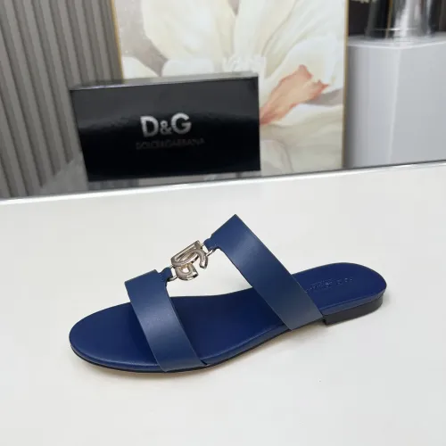 Replica Dolce & Gabbana D&G Slippers For Women #1454531 $85.00 USD for Wholesale