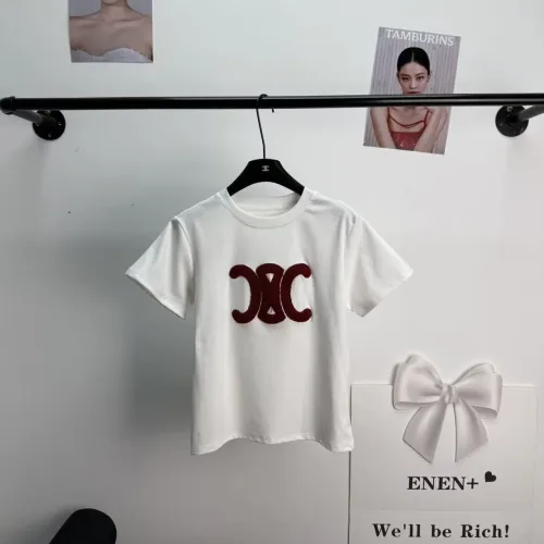 Celine T-Shirts Short Sleeved For Women #1454532